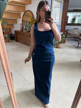 Cargar imagen en el visor de la galería, BERNABELLA - Maxi vestido denim