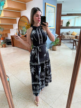 Cargar imagen en el visor de la galería, FARAH - Maxi vestido estampado palmas