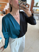 Cargar imagen en el visor de la galería, CELESTINA - Pantiblusa bicolor