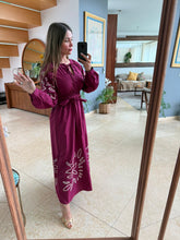 Cargar imagen en el visor de la galería, REMI - Maxi vestido tinto