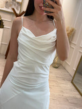 Cargar imagen en el visor de la galería, FRANCESCA - Maxi vestido blanco tirantes