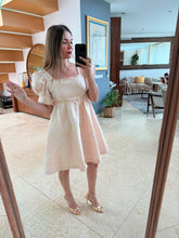 Cargar imagen en el visor de la galería, KAROL - Vestido corto nude
