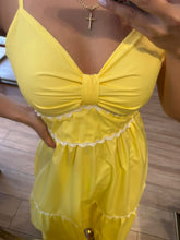 Cargar imagen en el visor de la galería, MARIAND - Maxi vestido amarillo tirantes