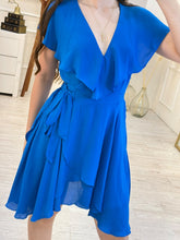 Cargar imagen en el visor de la galería, KARIME - Vestido corto azul