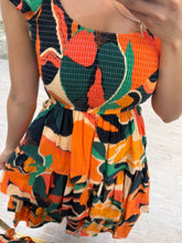 Cargar imagen en el visor de la galería, LEANDRA - Maxi vestido estampado