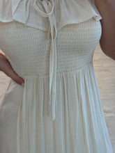 Cargar imagen en el visor de la galería, SHARON - Maxi vestido tirantes avena