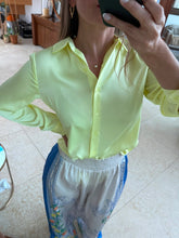 Cargar imagen en el visor de la galería, ROXANA - Blusa amarilla manga larga