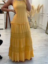 Cargar imagen en el visor de la galería, JOHANNA - Maxi vestido amarillo