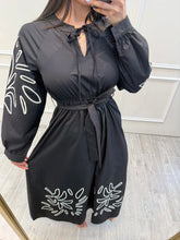 Cargar imagen en el visor de la galería, FARIDA - Maxi vestido negro