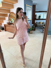 Cargar imagen en el visor de la galería, LILIANA - Vestido corto rosa claro