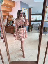 Cargar imagen en el visor de la galería, TEODORA - Vestido corto estampado