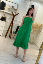 Cargar imagen en el visor de la galería, OSIRIS - Maxi vestido verde