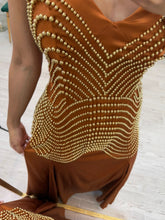 Cargar imagen en el visor de la galería, JAMIE - Maxi vestido chedron