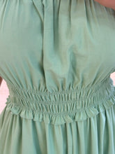 Cargar imagen en el visor de la galería, DALLAS - Maxi vestido verde