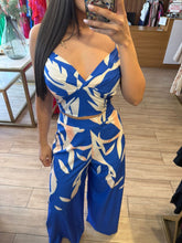 Cargar imagen en el visor de la galería, POLETTE - Set blusa y pantalón azul