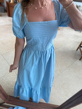 Cargar imagen en el visor de la galería, ACACIA - Maxi vestido azul claro