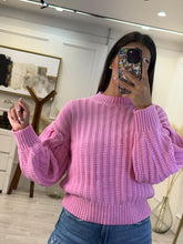 Cargar imagen en el visor de la galería, MARICELA – Suéter rosa de tejido grueso