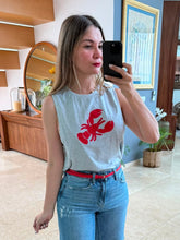 Cargar imagen en el visor de la galería, HAIDEN - Blusa gris langosta