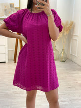 Cargar imagen en el visor de la galería, KATELYN - Vestido corto violeta