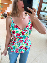 Cargar imagen en el visor de la galería, TULIP - Blusa tirantes estampado floral
