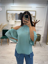 Cargar imagen en el visor de la galería, CASIMIRA - Blusa verde menta