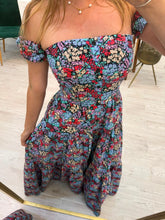 Cargar imagen en el visor de la galería, CALISTA - Maxi vestido estampado