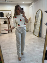 Cargar imagen en el visor de la galería, ANTONELLA - pantalon de lino con jareta