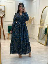 Cargar imagen en el visor de la galería, DEBORA - Maxi vestido estampado