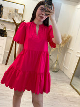Cargar imagen en el visor de la galería, WINSLOW - Vestido corto rojo