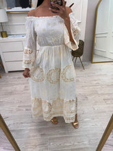 Cargar imagen en el visor de la galería, RHUE - Maxi vestido hueso