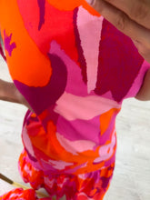 Cargar imagen en el visor de la galería, ENID - Maxi vestido estampado naranja