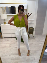 Cargar imagen en el visor de la galería, ELAISA - Pantalon blanco