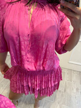 Cargar imagen en el visor de la galería, ODALYS - Vestido corto magenta