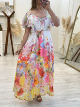 Cargar imagen en el visor de la galería, LUZ - Maxi vestido estampado floral