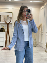 Cargar imagen en el visor de la galería, JOLIE - Blazer azul grisáceo