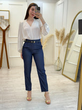 Cargar imagen en el visor de la galería, SHIRLEY - Pantalon azul oscuro