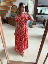 Cargar imagen en el visor de la galería, JOSEFINA - Maxi vestido estampado flores