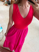 Cargar imagen en el visor de la galería, MARINA - Maxi vestido bicolor