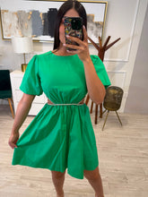 Cargar imagen en el visor de la galería, TULIA - Vestido corto verde
