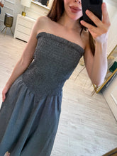 Cargar imagen en el visor de la galería, DOMINIQUE - Maxi vestido negro