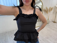 Cargar imagen en el visor de la galería, ENOLA - Blusa negra