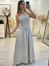 Cargar imagen en el visor de la galería, ROXANA - Maxi vestido strapless