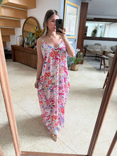 Cargar imagen en el visor de la galería, CLEOTILDE - Maxi vestido estampado tirantes