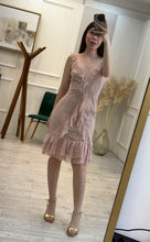 Cargar imagen en el visor de la galería, SADIE - Vestido corto rosa viejo